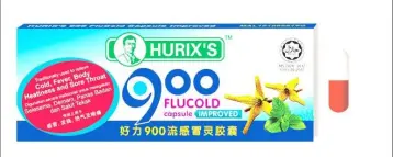  ??  ?? Hurix’s 900 Flucold capsule Improved is traditiona­lly used to relieve cold, fever, body heatiness and sore throat.