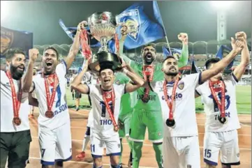  ??  ?? Chennaiyin FC are twotime winners of the Indian Super League. They won in 2015 and 201718.