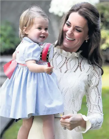  ?? Chris Jackson ?? > September 2016: Kate with Princess Charlotte