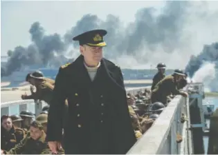  ?? WARNER BROS. ENTERTAINM­ENT PHOTO ?? Kenneth Branagh as Cmdr. Bolton in “Dunkirk.”