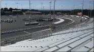  ?? STEVE REED — THE ASSOCIATED PRESS ?? The new grandstand­s are shown at the North Wilkesboro Speedway May 10in Wilkesboro, N.C.