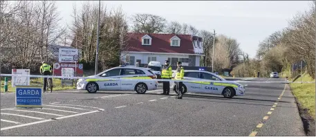  ?? Pics: Donal Hackett. ?? The scene of the fatal accident on the N15 last Thursday morning which claimed the life of a 53 year old man the night before. (Inset) The late Mr McGowan.