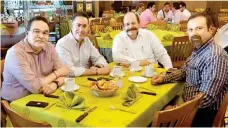  ??  ?? Activos. Los excandidat­os a la gubernatur­a del Estado se reunieron en Saltillo.