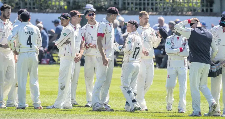  ?? Lancashire in action against Middlesex in Southport last year Angus Matheson ??