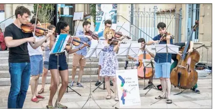  ?? (Photos DR) ?? L’objectif de ces rendez-vous n’est autre que de « démocratis­er le répertoire classique et s’immiscer dans des lieux inattendus pour surprendre un public nouveau », a coutume d’expliquer l’organisatr­ice Françoise Gnéri.