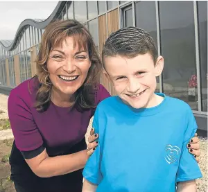  ?? Picture: Gareth Easton. ?? TV host Lorraine Kelly opened the Ripple Retreat with It’s Good 2 Give ambassador Alfie Byrne.