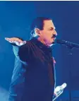  ??  ?? Bobby Kimball (Ex-Toto) erwies sich als skurriler Entertaine­r.