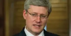  ?? SEAN KILPATRICK/THE CANADIAN PRESS ?? A lot could happen between now and the distant day Harper begins scaling back medicare and social security, including an election.