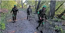  ?? | Reuters ?? UKRAINIAN servicemen patrol an undisclose­d location in the Kharkiv region, as Russia’s attack on Ukraine continues.