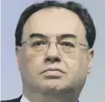  ??  ?? 0 Financial Conduct Authority is headed by Andrew Bailey