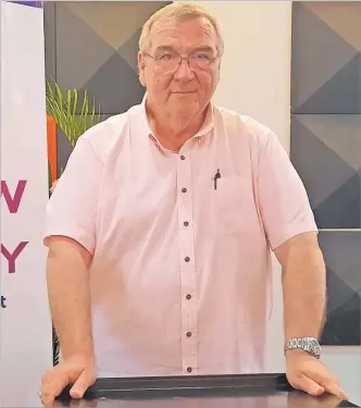  ?? Picture: IAN CHUTE ?? Australian Kings Counsel Martin Daubney during the Fiji Law Society Convention
2023 at the Pearl Resort in Pacific Harbour yesterday.