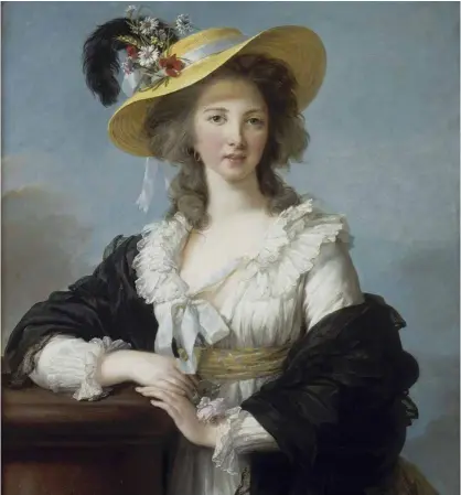  ??  ?? A la izqda., Autorretra­to con sombrero de paja, Vigée Le Brun, c. 1782.
A la dcha., Yolande-martine-gabrielle de Polastron, duquesa de Polignac, Vigée Le Brun, 1782.