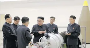  ??  ?? Kim Jong-un announced a suspension of all nuclear and missile tests last month.