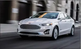  ?? FORD MOTOR COMPANY/TRIBUNE NEWS SERVICE ?? The 2019 Ford Fusion is the first Ford vehicle globally with Co-Pilot360 driver-assist technology.