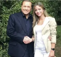  ??  ?? Correva l’anno Berlusconi e Palombini nel 2015