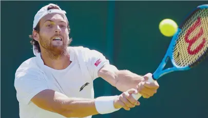  ??  ?? João Sousa perdeu na primeira ronda do torneio de Wimbledon