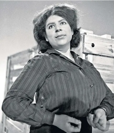  ??  ?? ‘My farts are legendary’: Miriam Margolyes in a Footlights show, 1964