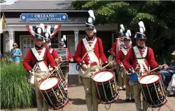 ?? JOHN fALLENDER / cAPE cOD cHAMBER Of cOMMERcE ?? HEARING THE DRUMS: The July 4th celebratio­ns in Orleans will include an historic Fife and Drum Corps muster.