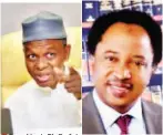  ??  ?? „Gov. Nasir El- Rufai „Sen. Shehu Sani