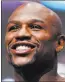  ?? Nevada Athletic Commission had no questions about his ability to financiall­y support a fight card in the state ?? Floyd Mayweather