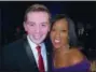  ?? PHOTO PROVIDED BY LIGHTS CAMERA JACKSON ?? Actress Regina King and movie critic Jackson Murphy smile together at the 2019 Critics’ Choice Awards.