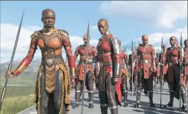  ?? Marvel Studios ?? Eight costumes from “Black Panther” will be on display at the Heinz History Center starting Saturday as part of the exhibition “Heroes &amp; Sheroes: The Art &amp; Influence of Ruth E. Carter in Black Cinema.”
