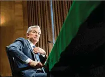  ?? ERIN SCHAFF / NEW YORK TIMES ?? Fed Chairman Jerome Powell said the board wants to replace overly complex requiremen­ts with streamline­d rules.