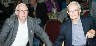  ??  ?? (Below) Timmy Clifford and Maurice O’Sullivan at the St Crohan’s get together.