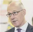  ??  ?? John Swinney has outlined two options on funding