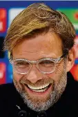  ??  ?? Rallying cry: Klopp