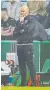  ?? ?? Hibs interim manager David Gray enjoyed a win in Hibs’ last home game of the season