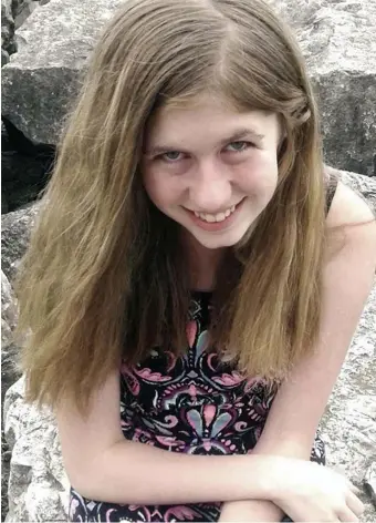  ?? AP ?? ‘PRAISE THE LORD’: Jayme Closs, 13, of Wisconsin, was found alive Thursday, nearly three months after she was abducted and her parents were killed. Kidnapping survivor Elizabeth Smart, above left, reached out to Closs on Instagram, calling the situation a ‘miracle.’ Jake Thomas Patterson, 21, left, was arrested on kidnapping and homicide charges,