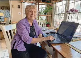  ?? SNAKE NATION PRESS ?? Writing fiction gives you a chance to live an unlived life, says Valdosta, Ga., author Roberta George, a sudden success at age 80.