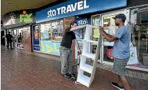  ?? KEVIN STENT/STUFF ?? Shocked tenants were given immediate notice to move out of Reading Cinema’s building in Courtenay Place, Wellington, at the weekend due to the site’s earthquake risk.