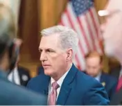  ?? ALEX BRANDON/AP ?? House Speaker Kevin McCarthy, R-Calif., will meet with President Joe Biden on Wednesday at the White House to talk about raising the U.S. debt ceiling.