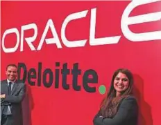  ?? Courtesy: Oracle ?? Aarti Mohan and Si Mohammad Said. Experts warn it may not be wise for firms to wait till the last minute to prepare.