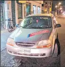  ?? Foto: Cortesía ?? El auto estaba estacionad­o cerca de una tienda cuando se confirmó que era robado.