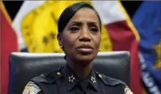  ?? Gerald Herbert/Associated Press ?? Memphis Police Director Cerelyn Davis wasn’t notified of the incident with Tyre Nichols until the next morning.