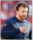  ?? AP/TONY AVELAR ?? Los Angeles Rams Coach Sean McVay said he and his coaching staff have been closely following their opponent Monday night, the Kansas City Chiefs, the whole season. “I’d be lying if I said we have haven’t stolen some of their stuff this year,” McVay said. “They do a great job.”