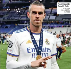  ?? CATHERINE IVILL/GETTY IMAGES ?? Real Madrid’s Gareth Bale