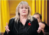  ?? ADRIAN WYLD/ THE CANADIAN PRESS FILES ?? National Revenue Minister Kerry- Lynne Findlay says a grace period will be added to the tax deadline to correspond to the length of the interrupti­on.