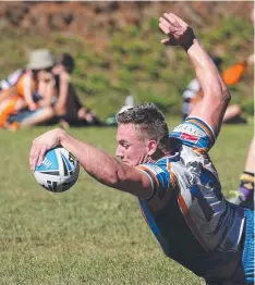  ?? Picture: STEWART McLEAN ?? MAKING IMPRESSION: Coen Hess playing for the Northern Pride last year in Ravenshoe.