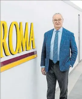  ?? FOTO: AS ROMA ?? Claudio Ranieri es el nuevo entrenador de los ‘gialloross­i'
