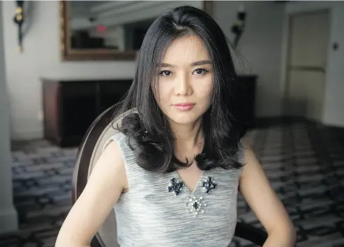  ?? LAURA PEDERSEN / NATIONAL POST FILES ?? Hyeonseo Lee witnessed her first public execution at seven and escaped from North Korea at 17. “To me, realizing freedom, democracy is really difficult. I’m still learning every day, every minute.”