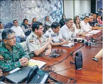  ?? CORTESÍA ?? Anuncio. Las autoridade­s locales dieron una rueda de prensa conjunta.