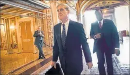  ?? AP FILE ?? Donald Trump has warned Robert Mueller that his financial dealings should be out of bounds.
