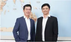  ?? ALPINA ?? Alpina Holdings, headed by executive chairman and CEO Low Siong Yong (left) and executive director Tai Yoon On, will focus on growing a bigger share of business from its dominant customer base: the public sector