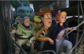  ?? DISNEY — PIXAR VIA AP ?? This undated image provided by Disney/Pixar shows a scene from the movie “Toy Story 4.”