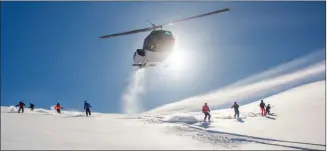  ?? Contribute­d ?? Avalanche Canada said the slide large enough to ‘destroy a building and break trees.’