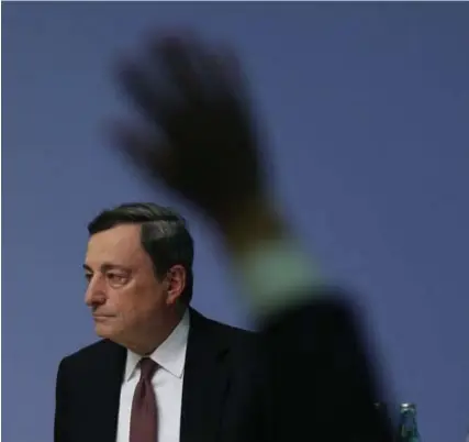  ??  ?? voorzitter Mario Draghi